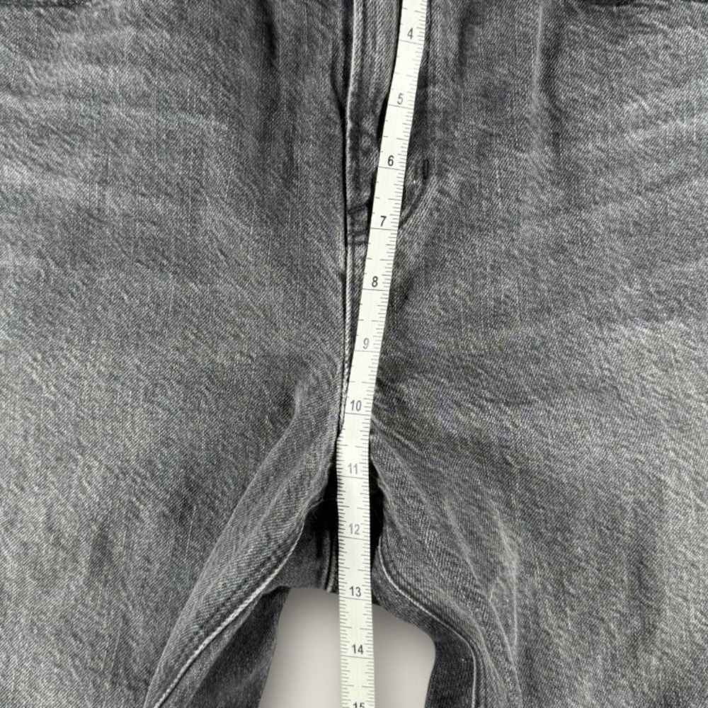 American Eagle Strigid Mom Jeans Women's Size 8 X-Long Black High Rise Denim - Picture 5 of 7